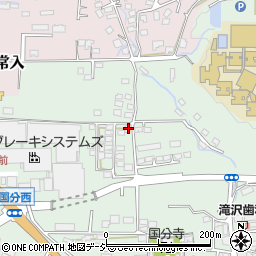 長野県上田市国分821周辺の地図