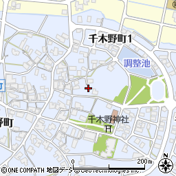 石川県小松市千木野町ワ24周辺の地図