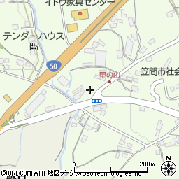 茨城県笠間市石井1519周辺の地図