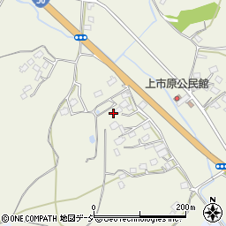 茨城県笠間市上市原2042周辺の地図