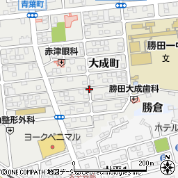 茨城県ひたちなか市大成町周辺の地図