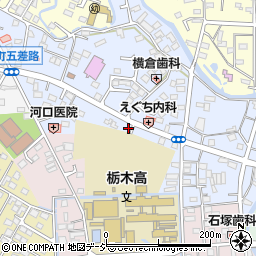 栃木県栃木市錦町5-28周辺の地図