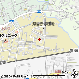 茨城県水戸市東赤塚83周辺の地図