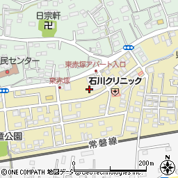 茨城県水戸市東赤塚2102周辺の地図
