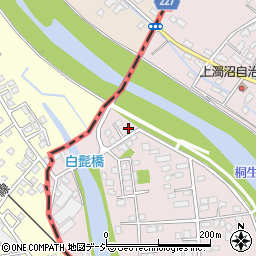 栃木県足利市小俣町1086周辺の地図