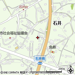 茨城県笠間市石井492周辺の地図