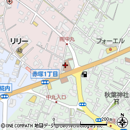 赤塚郵便局周辺の地図