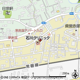 茨城県水戸市東赤塚2121周辺の地図
