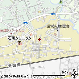 茨城県水戸市東赤塚257-24周辺の地図