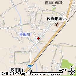 栃木県佐野市多田町3032-4周辺の地図