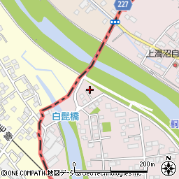 栃木県足利市小俣町1086-10周辺の地図