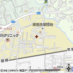 茨城県水戸市東赤塚257-39周辺の地図
