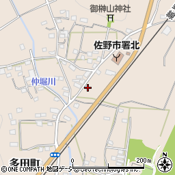 栃木県佐野市多田町3088周辺の地図