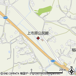 茨城県笠間市上市原1889周辺の地図