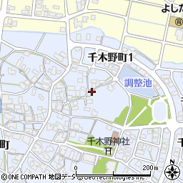 石川県小松市千木野町ワ94周辺の地図