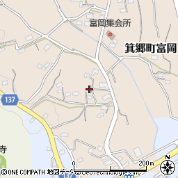 群馬県高崎市箕郷町富岡1719周辺の地図