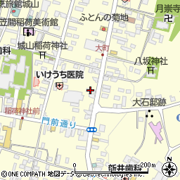 筑波銀行稲田支店周辺の地図