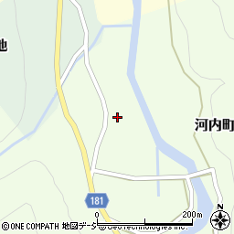 石川県白山市河内町久保ロ周辺の地図