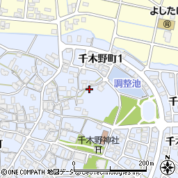 石川県小松市千木野町ワ98周辺の地図