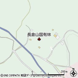 長倉山国有林周辺の地図