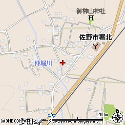 栃木県佐野市多田町3032-3周辺の地図