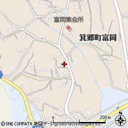 群馬県高崎市箕郷町富岡1713周辺の地図