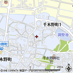 石川県小松市千木野町ワ12周辺の地図