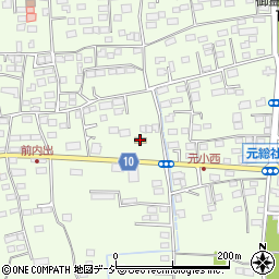 セブンイレブン前橋元総社町西店周辺の地図