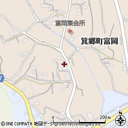 群馬県高崎市箕郷町富岡1710周辺の地図