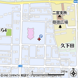 栃木県真岡市さくら1丁目周辺の地図