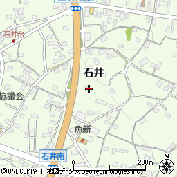 茨城県笠間市石井481周辺の地図