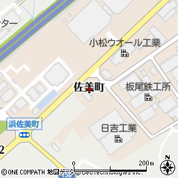 石川県小松市佐美町壬周辺の地図