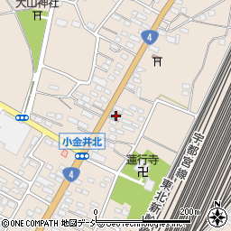 栃木県下野市小金井2921周辺の地図