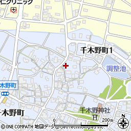 石川県小松市千木野町ワ8周辺の地図