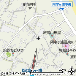 茨城県ひたちなか市阿字ケ浦町190-4周辺の地図