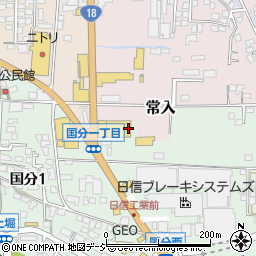 長野県上田市国分869周辺の地図