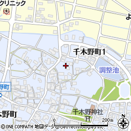 石川県小松市千木野町ワ51周辺の地図