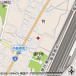 栃木県下野市小金井2917周辺の地図