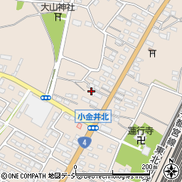 栃木県下野市小金井2872周辺の地図