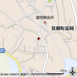 群馬県高崎市箕郷町富岡1705周辺の地図