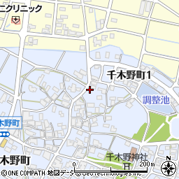 石川県小松市千木野町ワ7周辺の地図