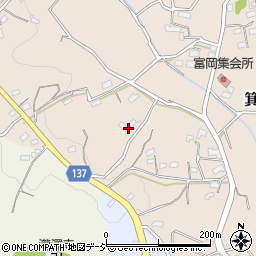 群馬県高崎市箕郷町富岡1672周辺の地図