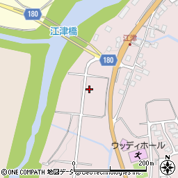 石川県白山市河内町江津丙周辺の地図