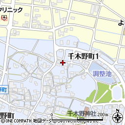石川県小松市千木野町ワ2周辺の地図