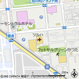 ツルハドラッグ勝田店周辺の地図