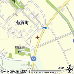 茨城県水戸市有賀町周辺の地図