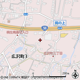 上州観光バス　桐生営業所周辺の地図