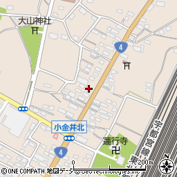 栃木県下野市小金井2882周辺の地図