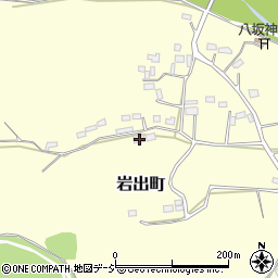 栃木県栃木市岩出町261周辺の地図