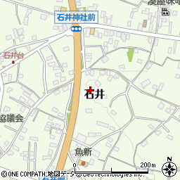 茨城県笠間市石井827周辺の地図